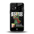 roronoa zoro back phone cover | glass case for nothing phone 2