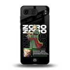 roronoa zoro back phone cover | glass case for oneplus nord 4