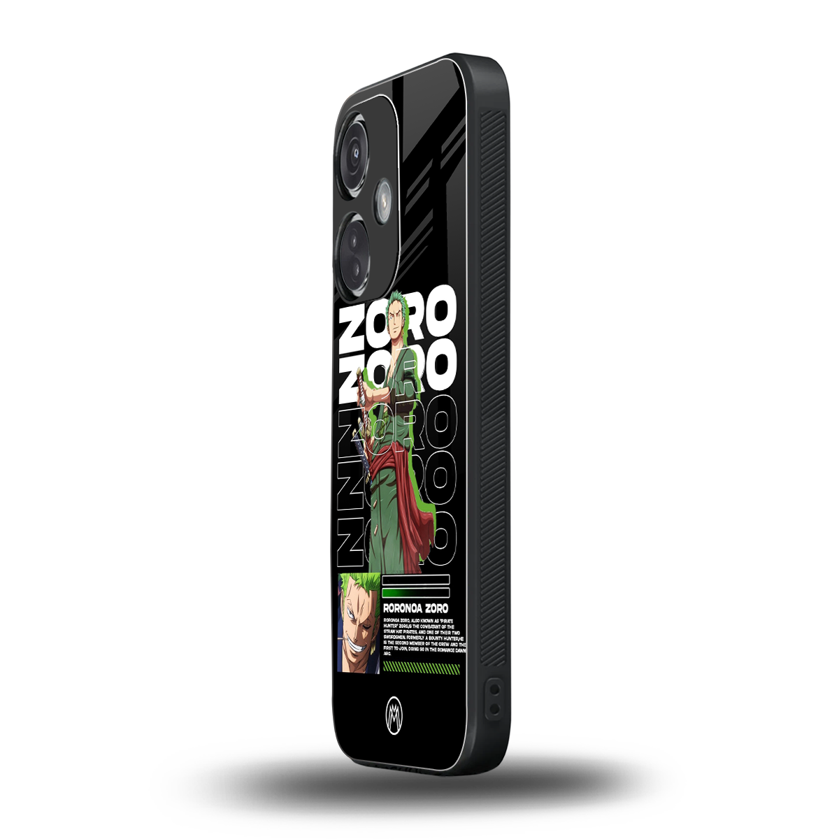 roronoa zoro back phone cover | glass case for oneplus nord ce 3