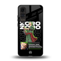 roronoa zoro back phone cover | glass case for oneplus nord ce 4 lite