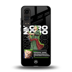 roronoa zoro back phone cover | glass case for oneplus nord ce 4 lite