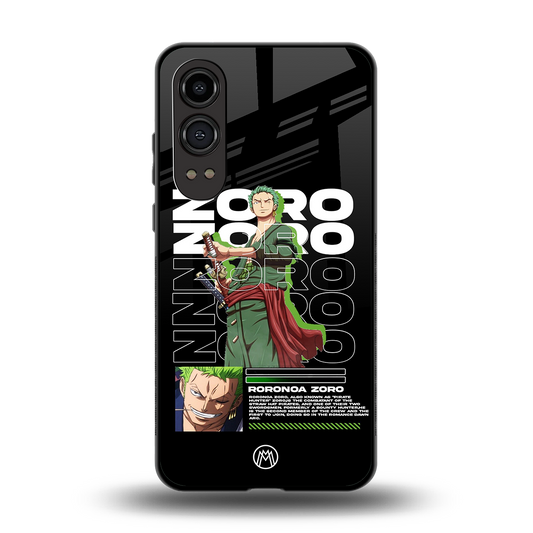 roronoa zoro back phone cover | glass case for oneplus nord ce 4 lite
