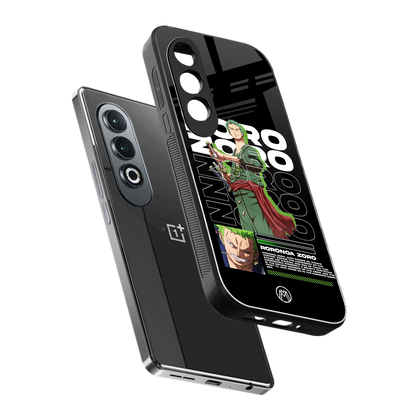 roronoa zoro back phone cover | glass case for oneplus nord ce 4