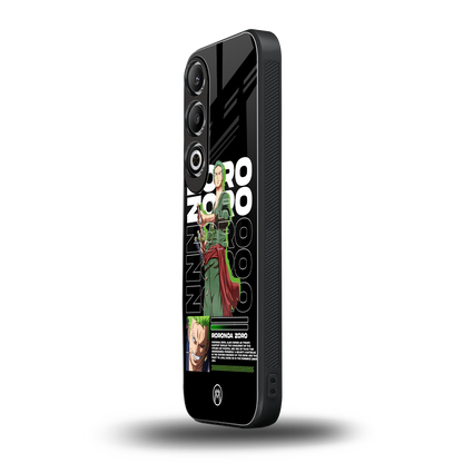 roronoa zoro back phone cover | glass case for oneplus nord ce 4