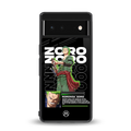 roronoa zoro back phone cover | glass case for Google Pixel 6A