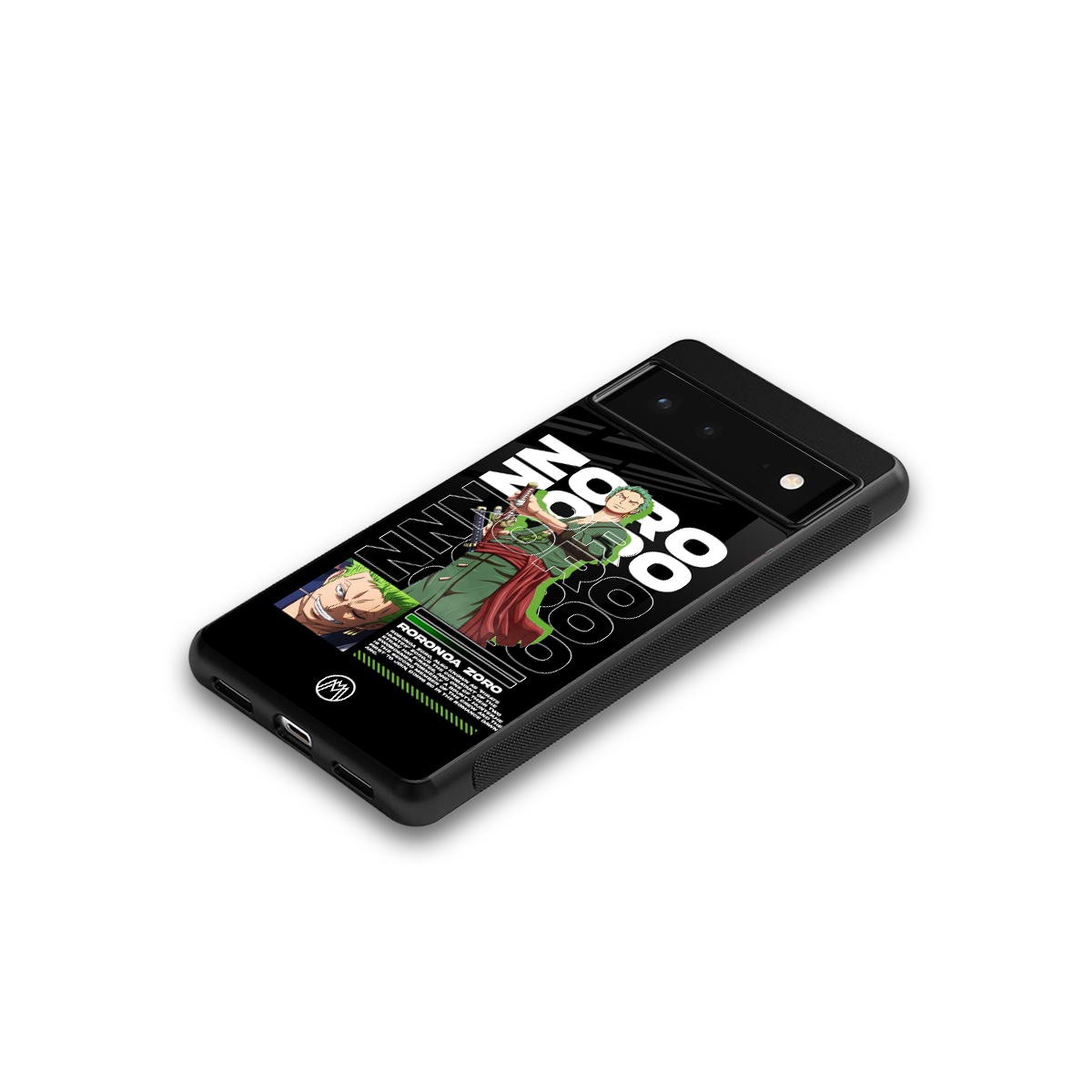 roronoa zoro back phone cover | glass case for Google Pixel 6A