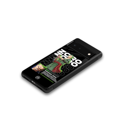 roronoa zoro back phone cover | glass case for Google Pixel 6A