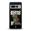 roronoa zoro back phone cover | glass case for google pixel 7 pro