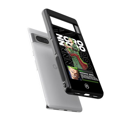roronoa zoro back phone cover | glass case for Google Pixel 7A