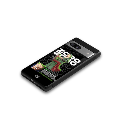 roronoa zoro back phone cover | glass case for Google Pixel 7A