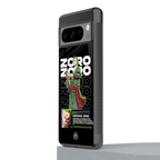 roronoa zoro back phone cover | glass case for google pixel 8 pro