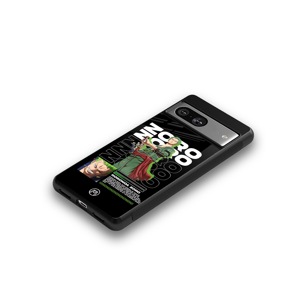 roronoa zoro back phone cover | glass case for Google Pixel 8