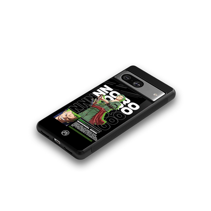 roronoa zoro back phone cover | glass case for Google Pixel 8