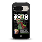 roronoa zoro back phone cover | glass case for google pixel 9