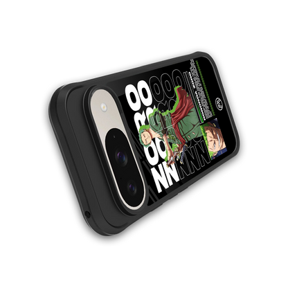 roronoa zoro back phone cover | glass case for google pixel 9