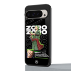 roronoa zoro back phone cover | glass case for google pixel 9 pro xl