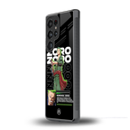 roronoa zoro back phone cover | glass case for samsung galaxy s25 ultra