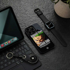 Roronoa Zoro Anime Phone Cover | Glass Case