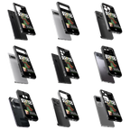 Durable Glass Back Mobile Case for iPhone, Samsung, OnePlus, Google Pixel, Redmi, Vivo, Oppo