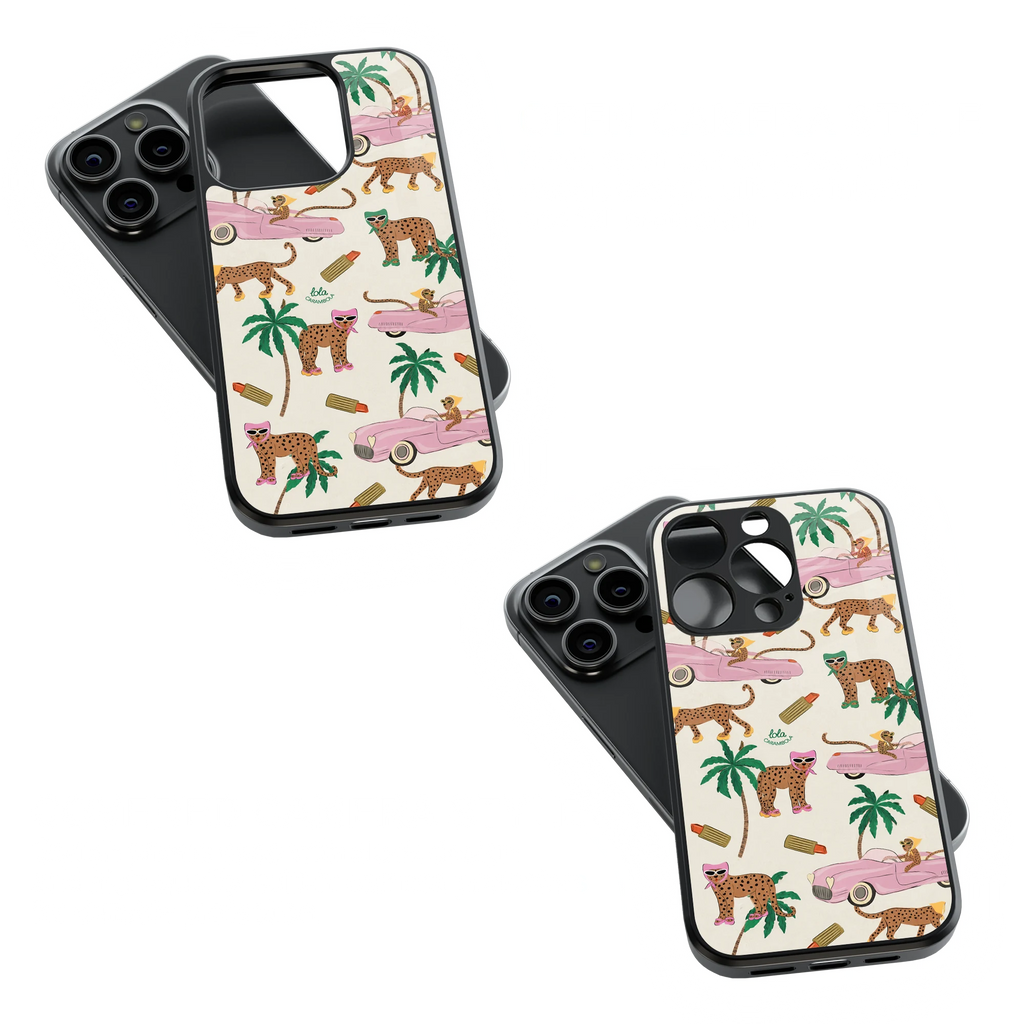 Trendy Glass Back Mobile Case for iPhone, Samsung, Redmi, OnePlus, Google Pixel, Motorola
