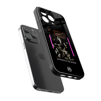rosary icon back phone cover | glass case for iphone 13 pro max