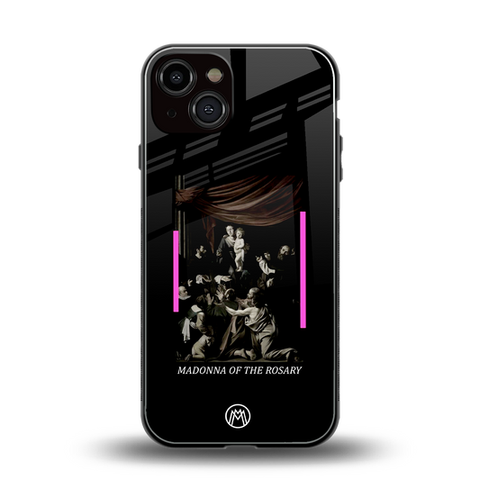 rosary icon back phone cover | glass case for iphone 13