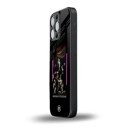 rosary icon back phone cover | glass case for iphone 14 pro max