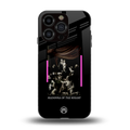 rosary icon back phone cover | glass case for iphone 15 pro