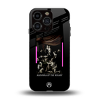 rosary icon back phone cover | glass case for iphone 15 pro