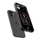 rosary icon back phone cover | glass case for iphone 16 plus