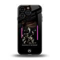 rosary icon back phone cover | glass case for iphone 16 pro