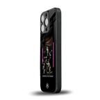 rosary icon back phone cover | glass case for iphone 16 pro