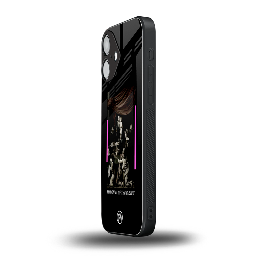 rosary icon back phone cover | glass case for iphone 16
