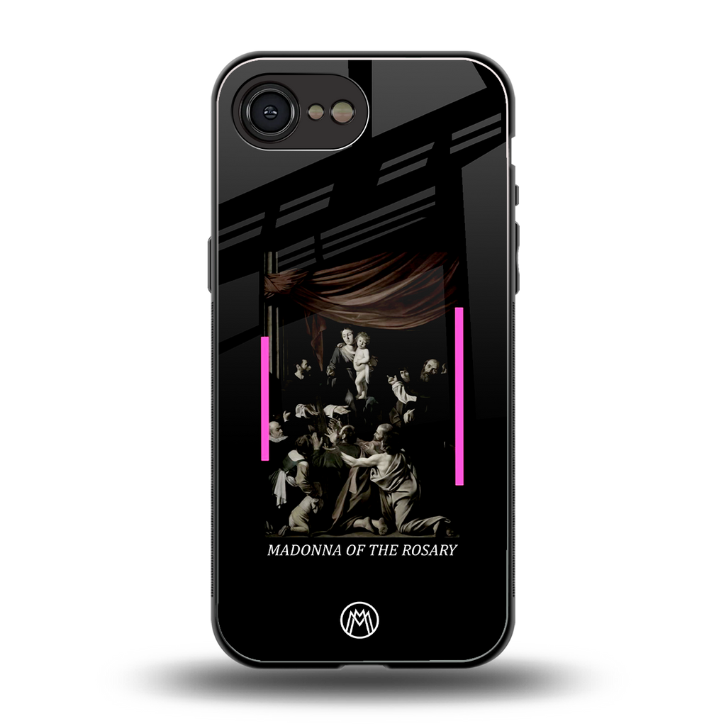 rosary icon back phone cover | glass case for iphone 16e