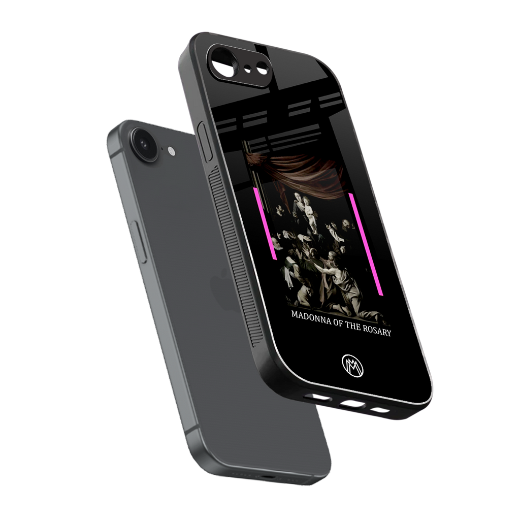 rosary icon back phone cover | glass case for iphone 16e