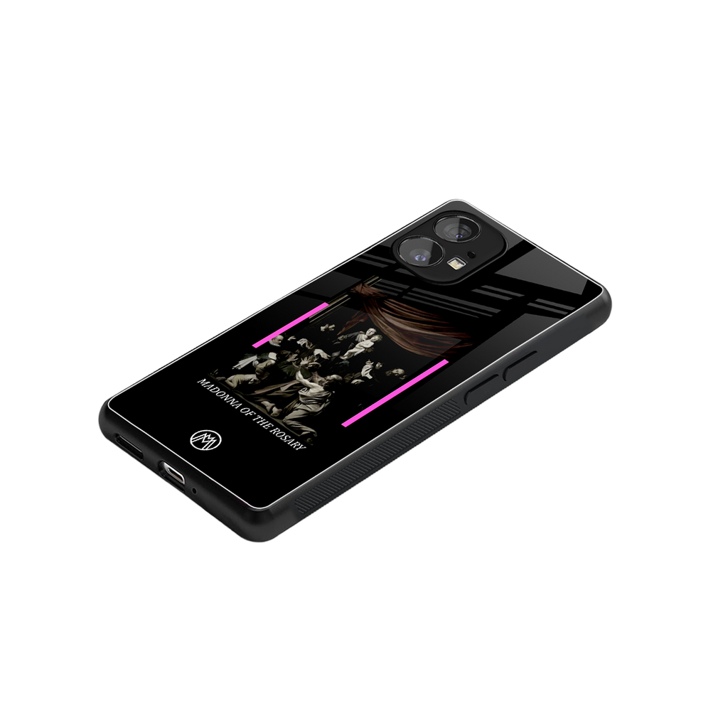 rosary icon back phone cover | glass case for nothing phone 1