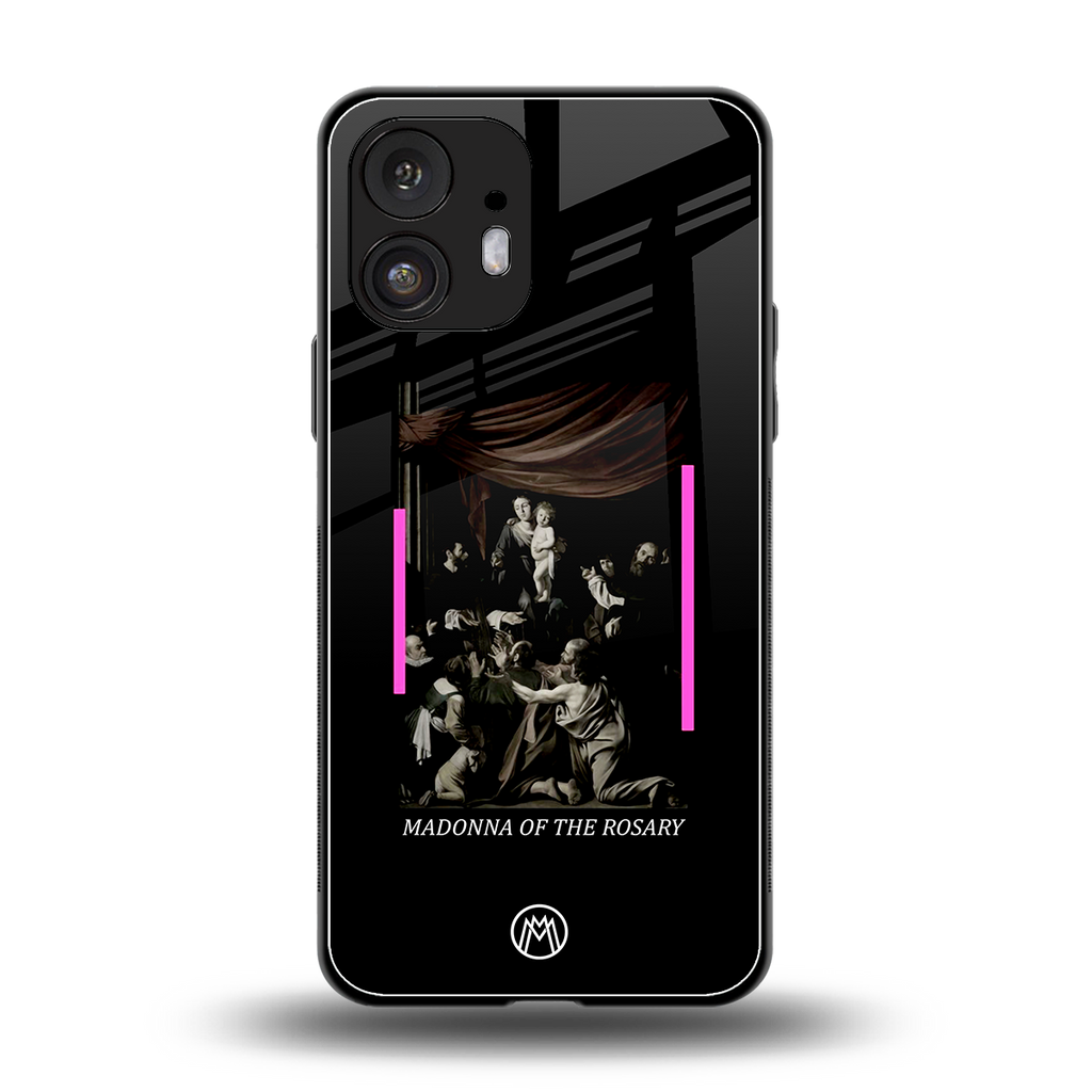 rosary icon back phone cover | glass case for nothing phone 2