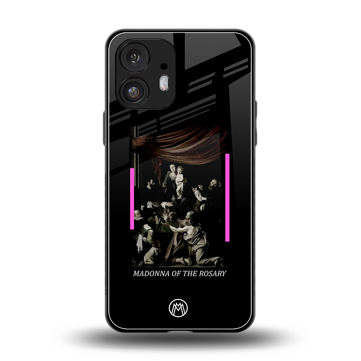 rosary icon back phone cover | glass case for nothing phone 2