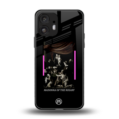 rosary icon back phone cover | glass case for nothing phone 2