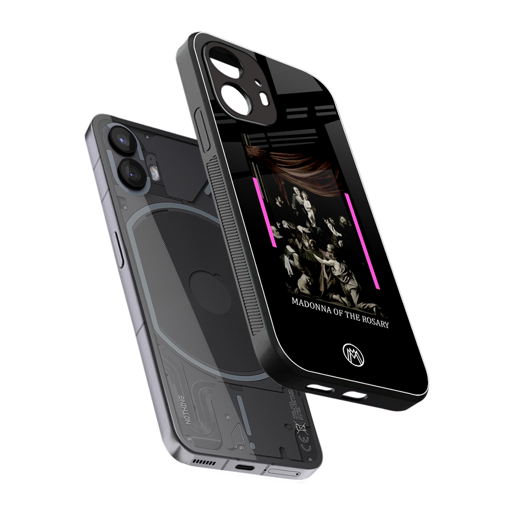 rosary icon back phone cover | glass case for nothing phone 2