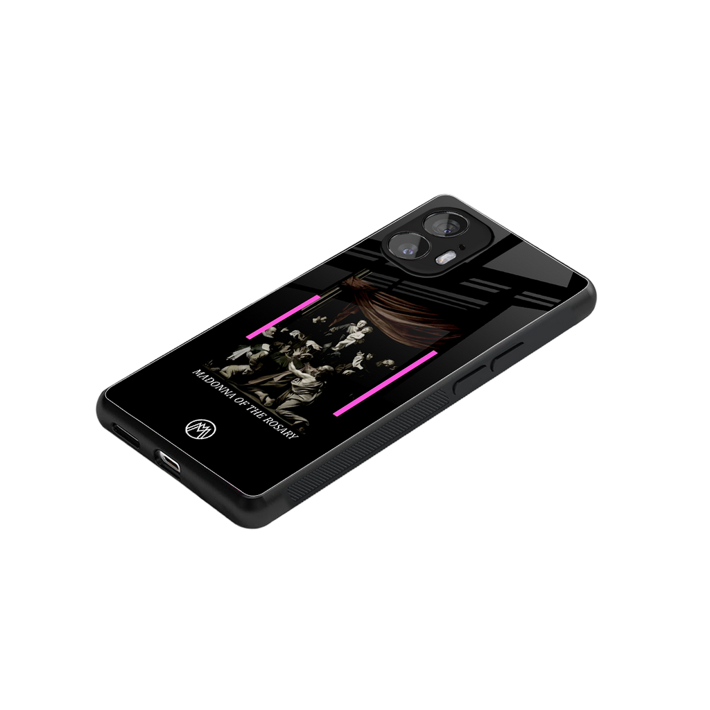 rosary icon back phone cover | glass case for nothing phone 2