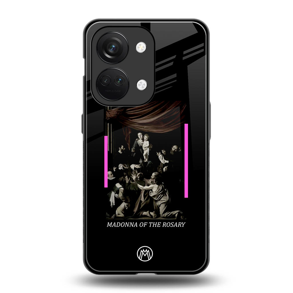 rosary icon back phone cover | glass case for oneplus nord 3