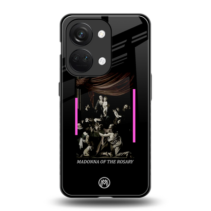 rosary icon back phone cover | glass case for oneplus nord 3