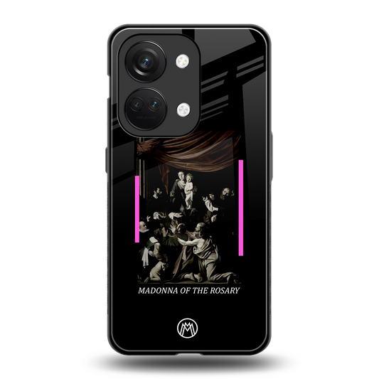 rosary icon back phone cover | glass case for oneplus nord 3