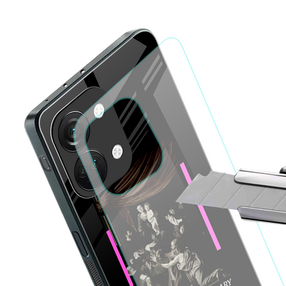 rosary icon back phone cover | glass case for oneplus nord 3