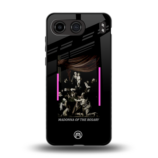 rosary icon back phone cover | glass case for oneplus nord 4