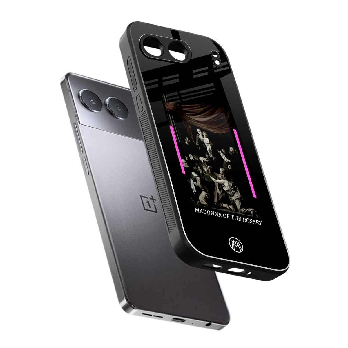 rosary icon back phone cover | glass case for oneplus nord 4