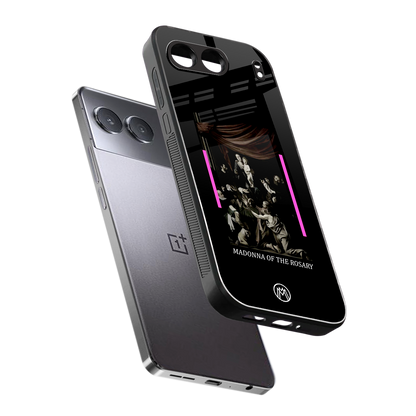 rosary icon back phone cover | glass case for oneplus nord 4