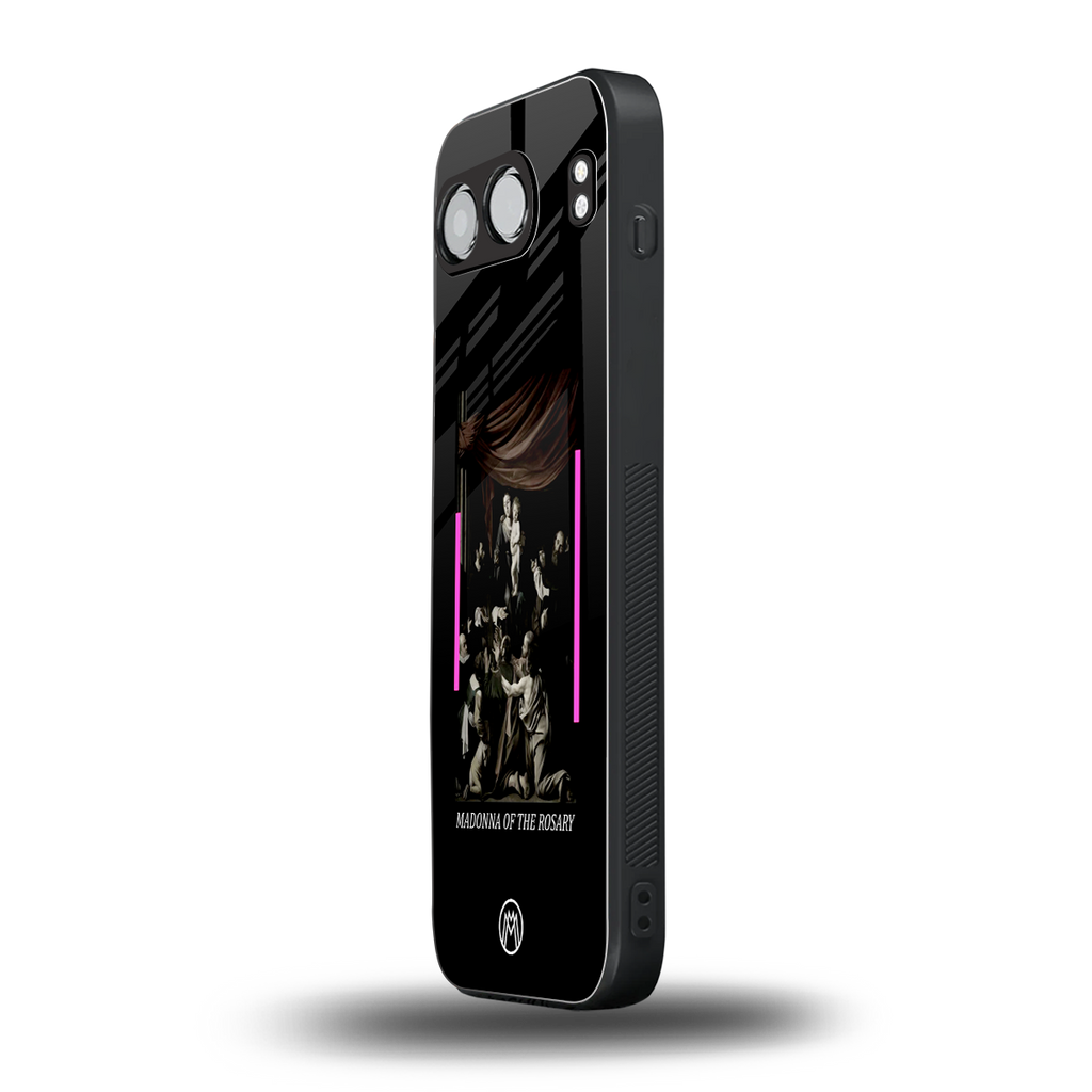rosary icon back phone cover | glass case for oneplus nord 4