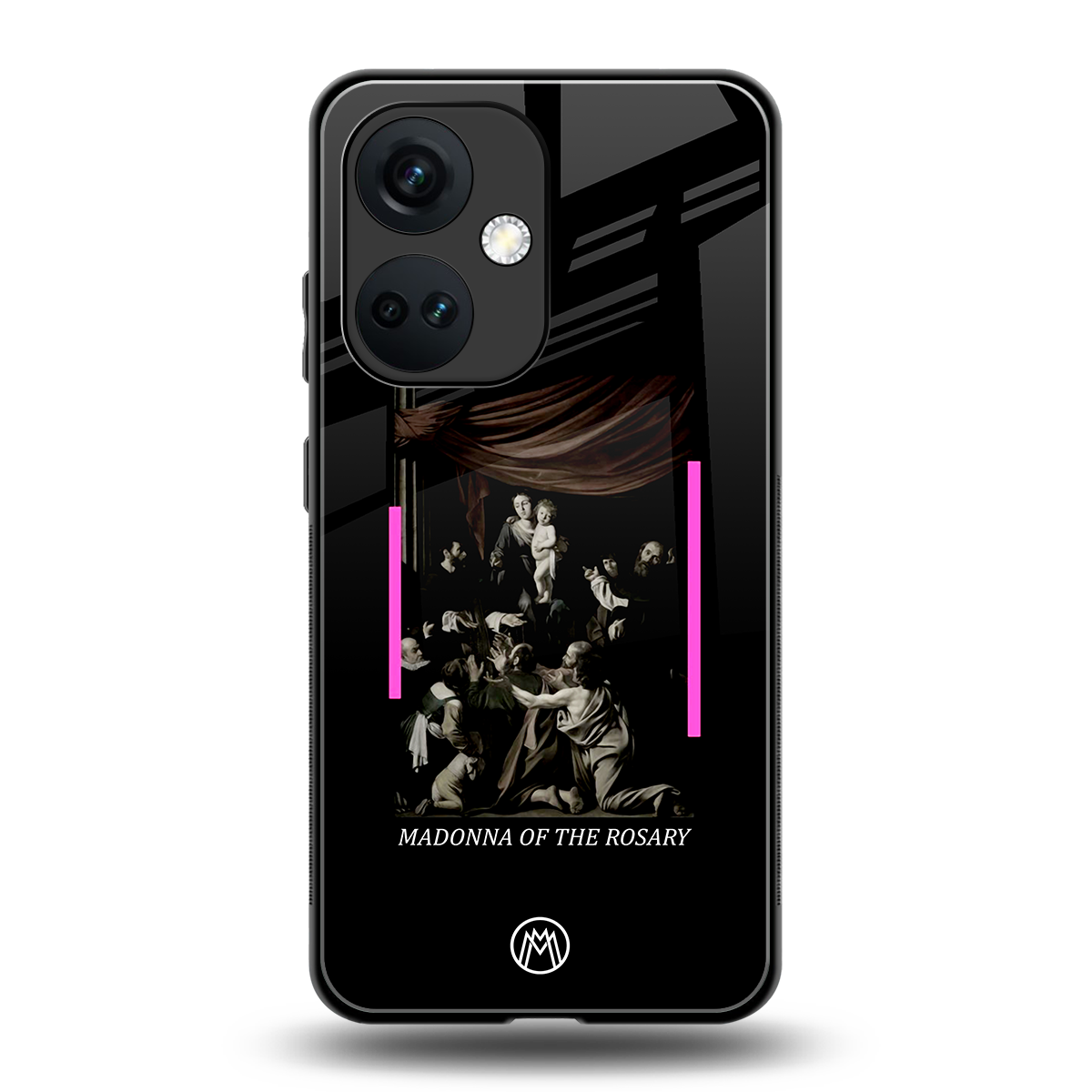 rosary icon back phone cover | glass case for oneplus nord ce 3